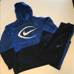EUC Nike Sweatshirt & Sweatpants-Youth Boys M10-12